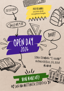 Invito all'open day Colorni